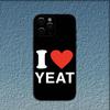 Y-Yeat Rapper AfterLyfe Telefoonhoesje Voor iPhone 16,15,14,13,12,11,Pro,X,XS,Max,XR,Plus,Mini Zwart Zacht Hoesje