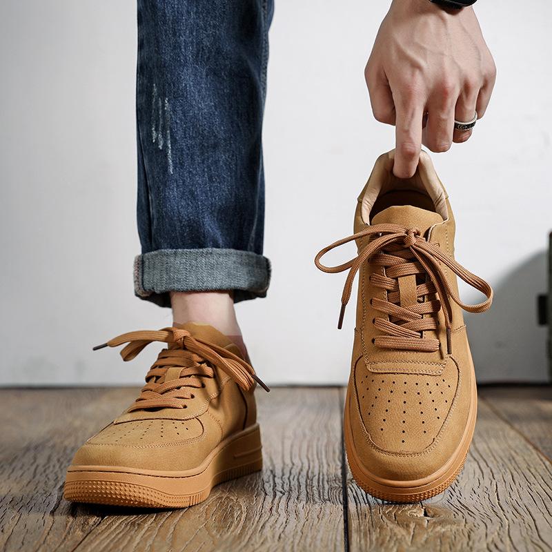 Herrenschuhe kleine weiße Schuhe 2025 neu vielseitige lässige Skateboard-Schuhe Air Force One Sportschuhe Herrenschuhe 1044-M