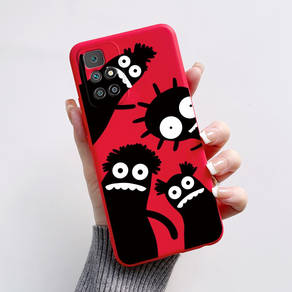 For Xiaomi Redmi 10 Prime 2022 Case Cute Bear Cartoon Shockproof TPU Cover For Xiaomi Redmi 10 Phone Case Redmi10 2022 Soft Capa