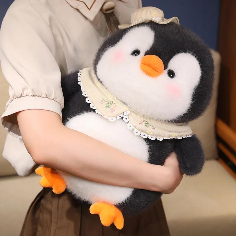 Super Cute Cartoon Penguin Plush Toys Soft Stuffed Animal Pillow Cushion Kawaii Room Decoration Christmas Birthday Gift Present