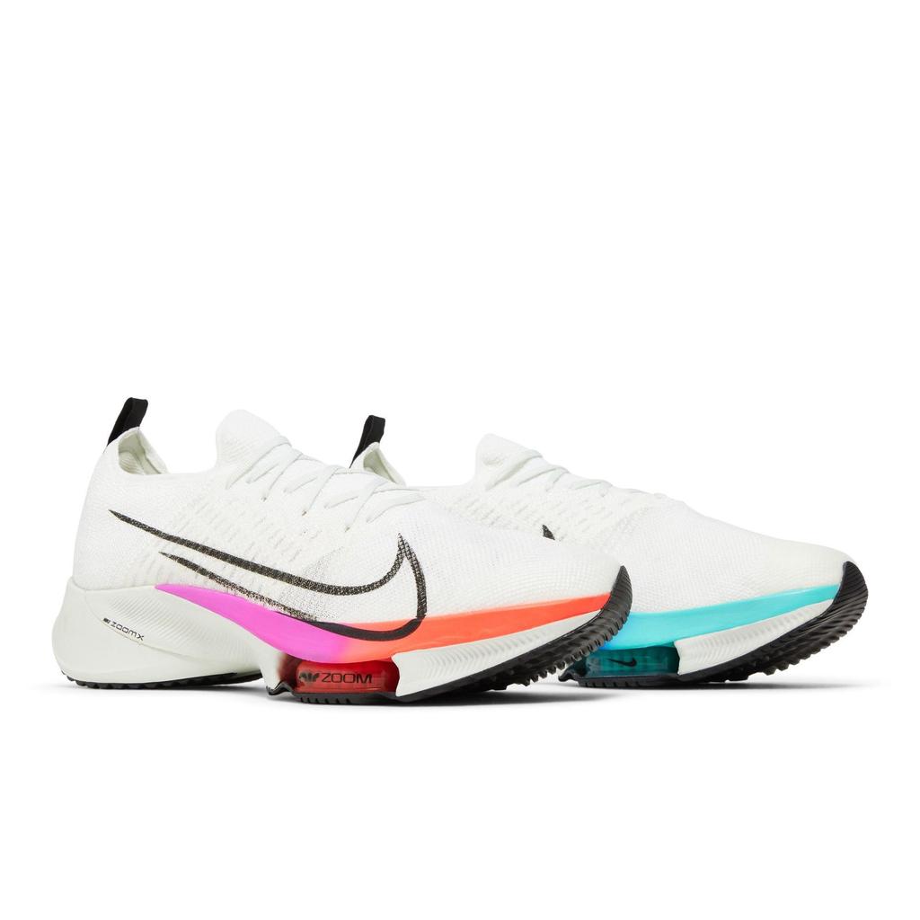 Nike Air Zoom Tempo Next% Flyknit 'White Hyper Violet' (Unisex) White / Black / Hyper Violet / Flash Crimson / Spruce Aura Running Shoes CI9923 100