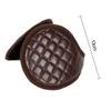 Paraorecchie Uomo in Ecopelle Autunno Inverno Paraorecchie Ispessiti Foderati in Pile Scaldaorecchie alla Moda Caldi Auricolari Allargati Tappo per Orecchie