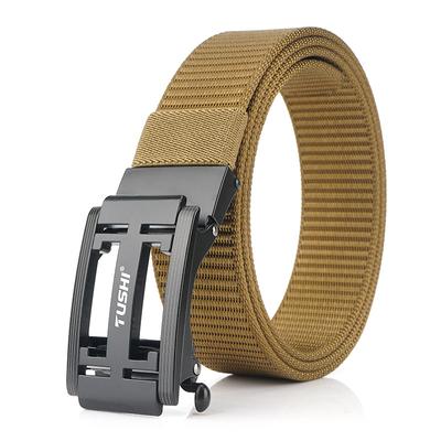 All-Match Canvas Outdoor Automatic Buckle Belt Men's Quick-Drying Nylon Zinc Alloy Jeans