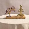 Serenity Gemstone Tree Yoga Ornament - Amethyst