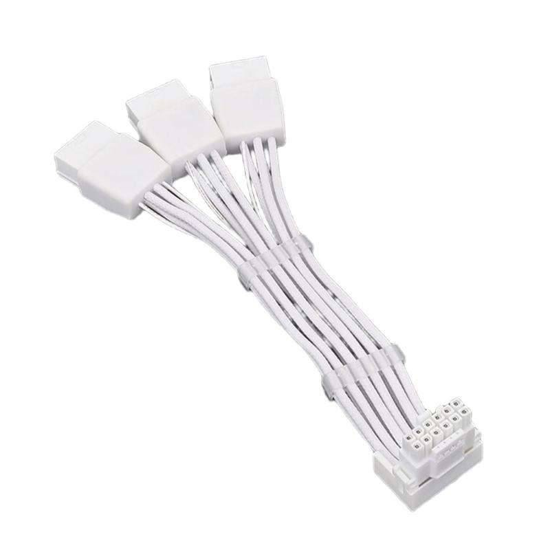 3x8pin 8PIN To 16Pin 12VHPWR GPU Cable 16Pin 12+4Pin Power Supply Adapter GPU Power Cable 16Pin Connector GPU Extension