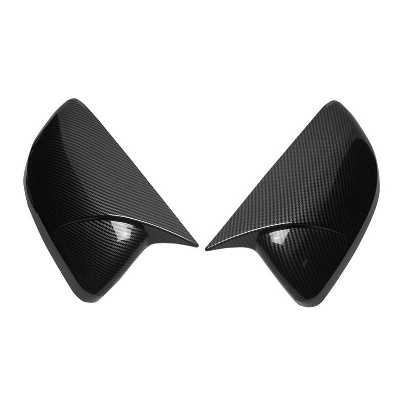 Car Upgrade Carbon Fiber Glossy Black Door Mirror Cover For Honda Pilot -2025 Honda Passport 2026 Cars Accessories