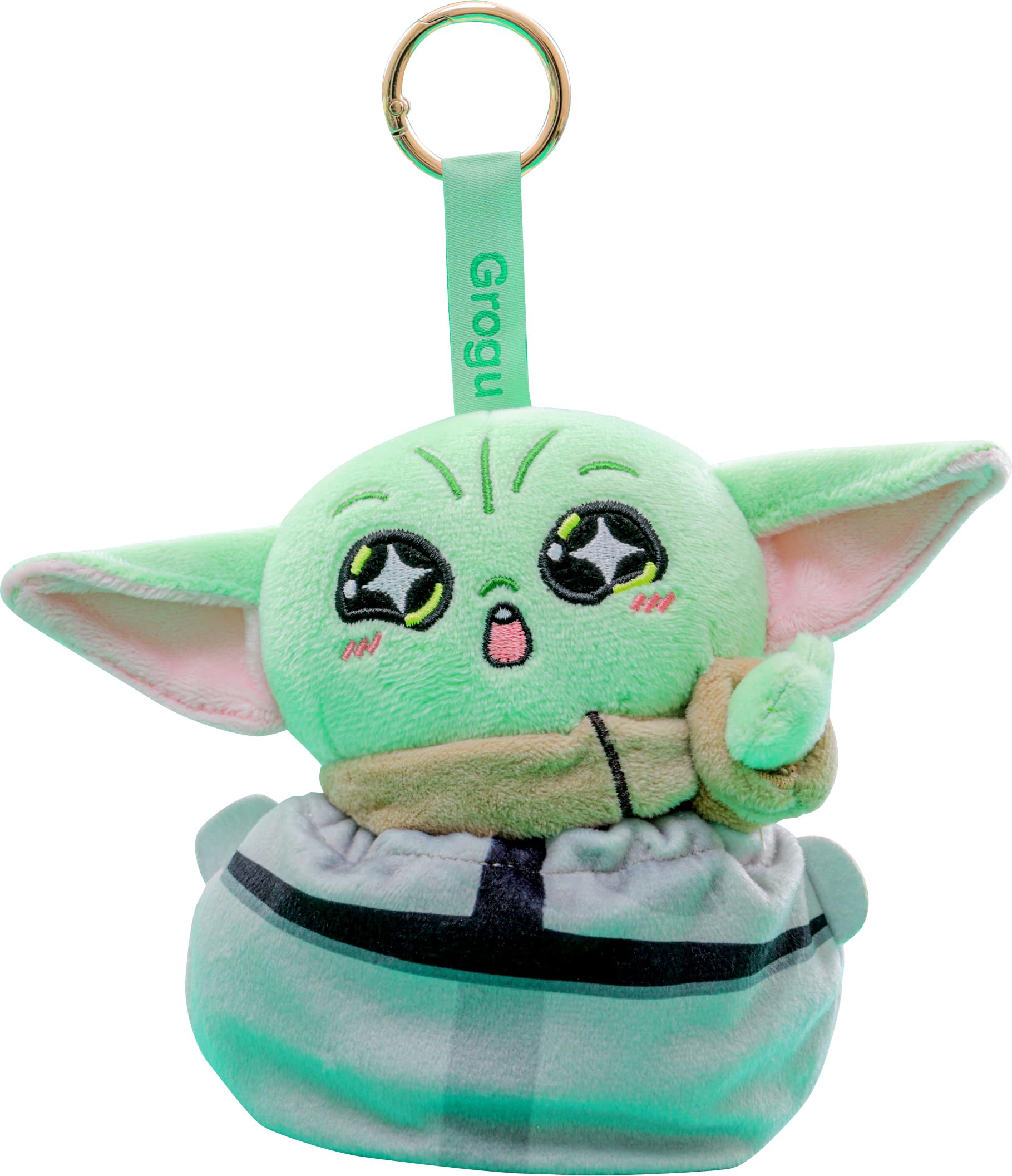 

Hot Toys ZAKKA Cosby Plush Toy Star Cutest in the Galaxy Grogu Wars/Grogu (Mandalorian Helmet)