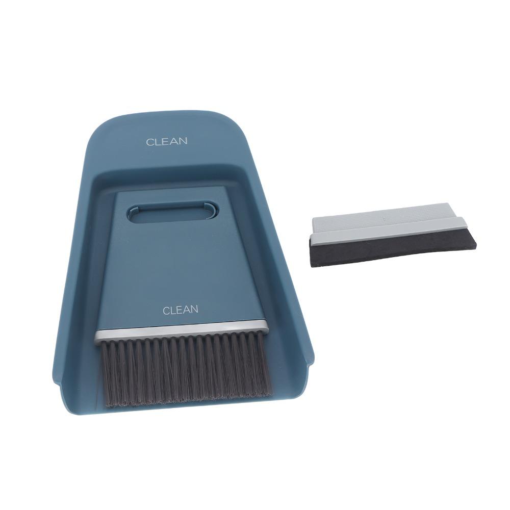 3-Piece Set Sturdy Structure Desktop Brush Dustpan PP Small Hand Brush Pan For Car Interior