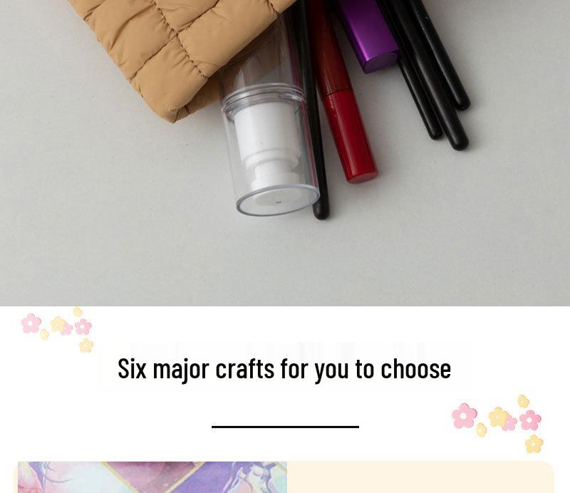 Trendy Women's Solid Color Pleated Makeup Clutch: Versatile, Fashionable, Stylish Plaid Bag