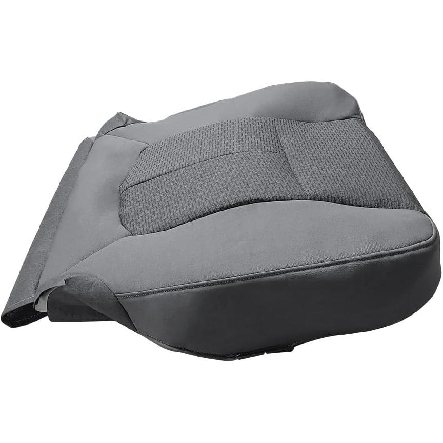 Driver Bottom Cloth Seat Cover Gray 2011-2016 for Ford F250 F350 F450 F550 XLT 6.2L 6.7L 6.8L