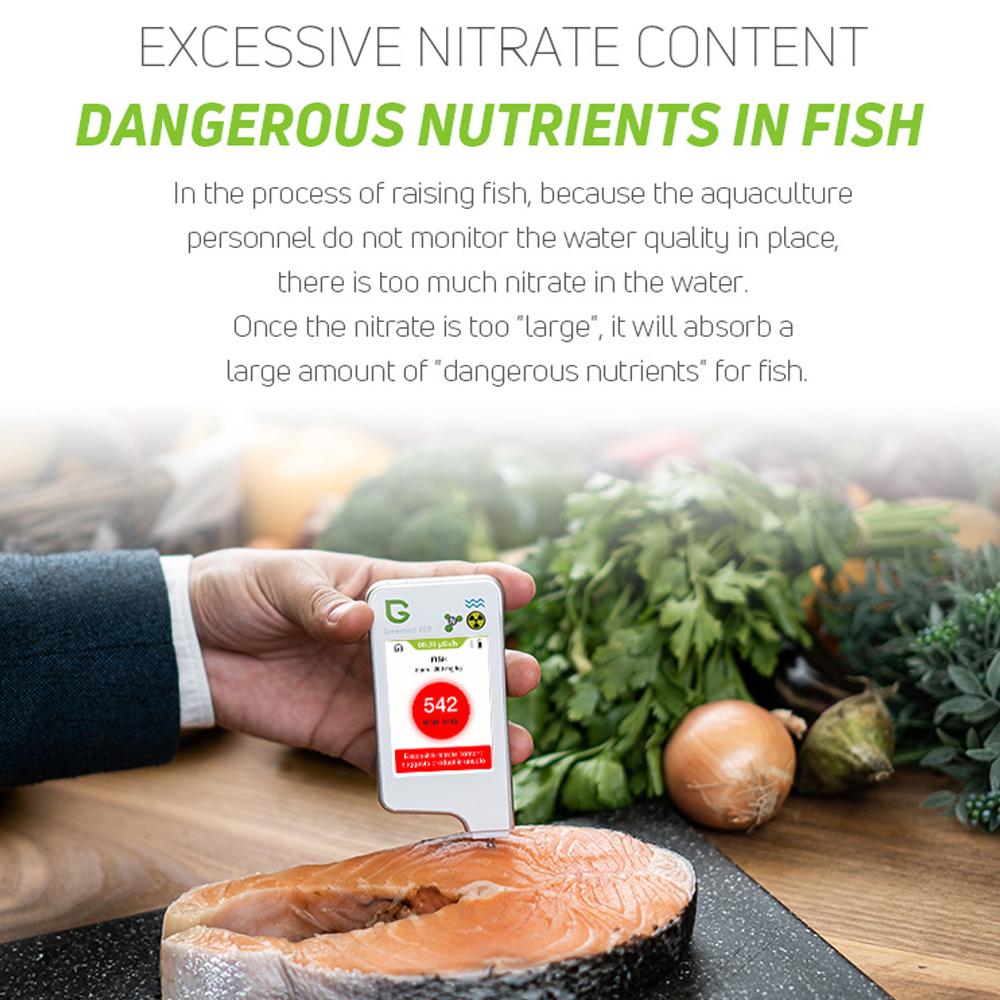 

Детектор ядерного излучения для пищевых продуктов, тестер нитратов, TDS, анализатор качества воды, контроль через приложение, кухонный детектор безопасности пищевых продуктов