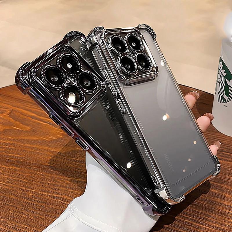 Case For Motorola Moto Edge 60 Edge60 Edge 50 Fusion Pro Neo Back Cover Electroplated Transparent Silicone Shockproof Bumper