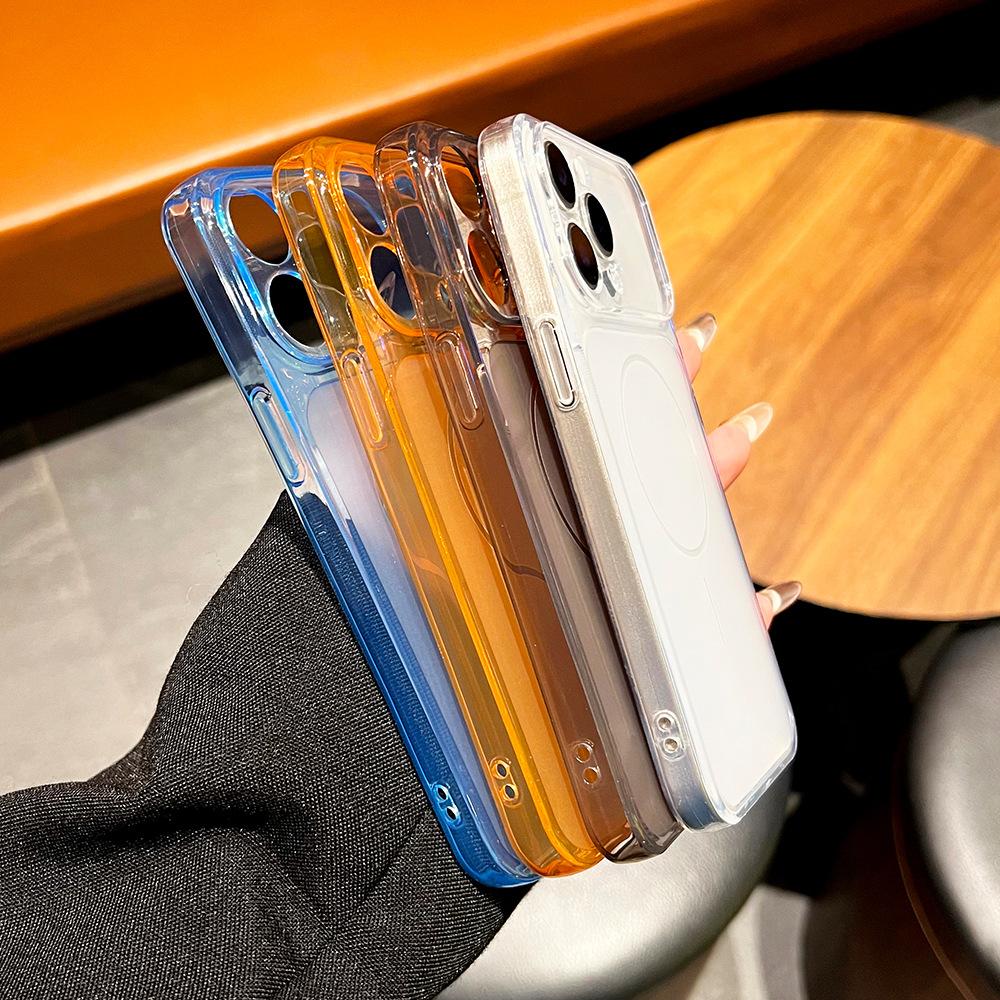 Transparent Frosted Soft Phone Case for Iphone Air 17 Pro Max 16 Plus 15 Pro 14 13 12 17 Pro Camera Lens Protective Fully-Covered Shockproof Cover
