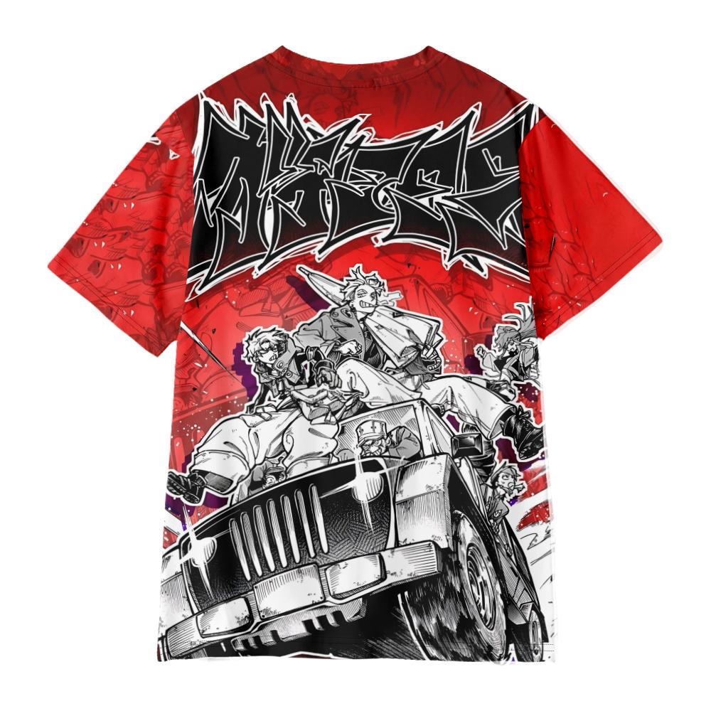 7 Colors New Summer Women Men's Short Sleeve GACHIAKUTA Cartoon Tshirts Fitness Clothing New Men Tee Shirt Cosplay T-Shirts