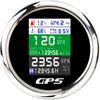 6 IN 1 Speedometer Odometer Water Temperature Fuel Level Gauge with GPS Antenna Digital Marine LCD Display Gps Speedometer