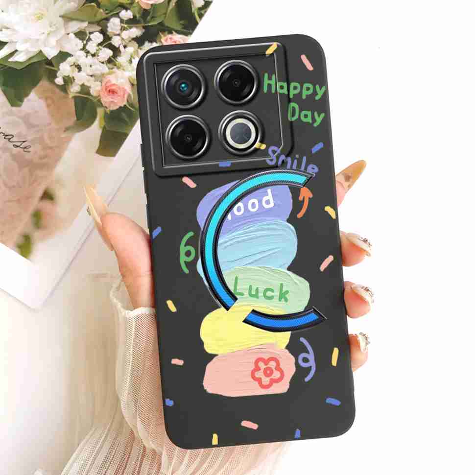 For Infinix GT 20 GT20 Pro Case Lucky Cute Cat Rabbit Cartoon Pattern Back Cover For Infinix GT 20Pro X6871 Phone Shell Coque