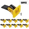 50pcs Floor Tile Leveling Tool Wear-resistant Clips Leveler Rustproof Waterproof Adjuster Kit Fixing Flat Equipment Tools