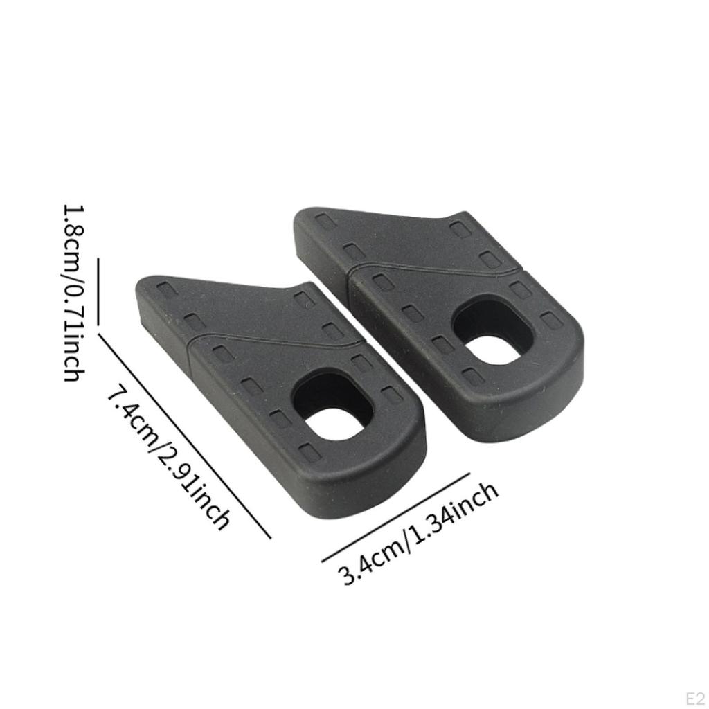 Kurbelschutz, 1 Paar Silikonhüllen, Abdeckungen, Verschleißfest, Staubdicht,