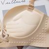 Sexy Bra Push Up Paded Bras For Women Seamless Bralette Brassieres Lingerie Deep V Bowknot