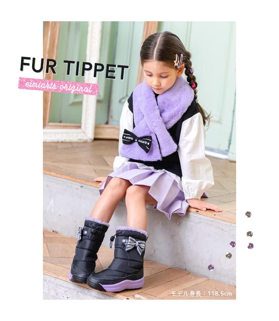 Arisana Nackenstola Einheitsgröße Wärmer, Schal, Band, Kinder Mädchen, 01. Lavendel,