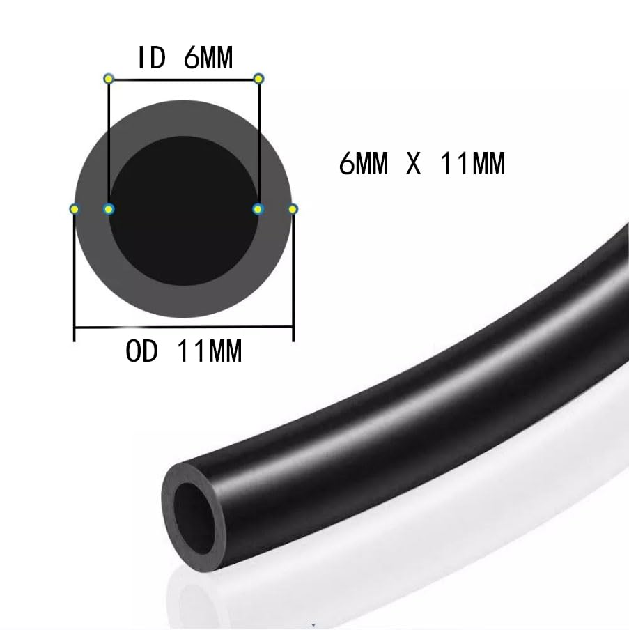 ZAP Performance Vakuumschlauch, Silikonschlauch, Innendurchmesser 2,4 x 1,6 ft (6 x
