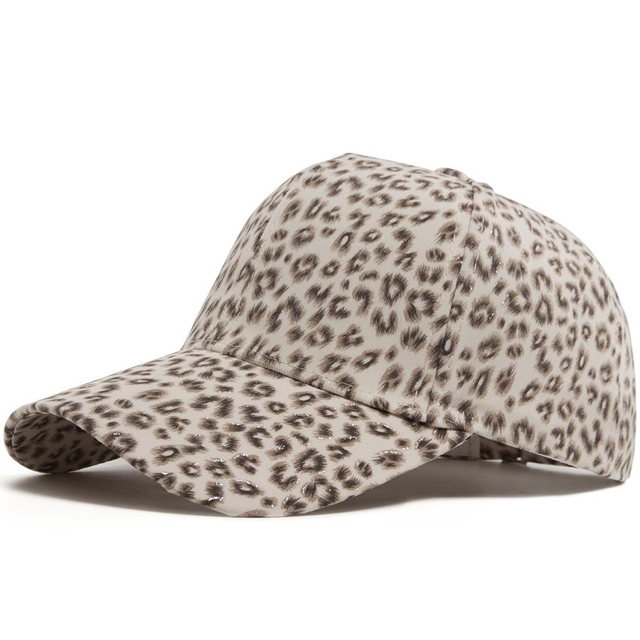 Summer New Women Baseball Cap Fashion Leopard Print Snapback Casual Girls Sun Visor Hat Vintage Men Female Caps Adjustable
