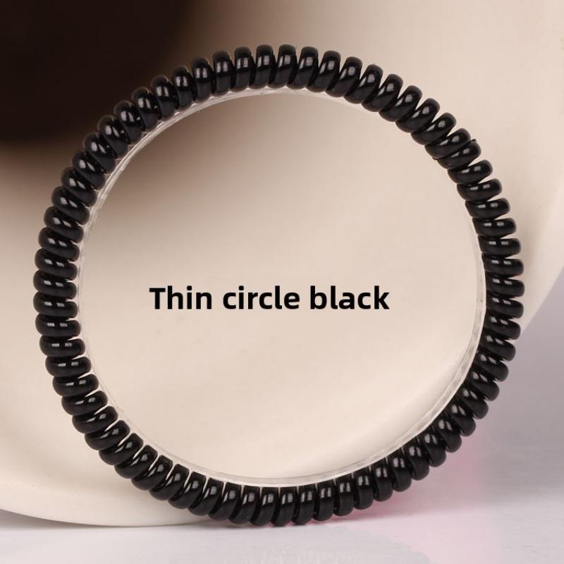 Fir telefonic cu bobină subțire, Fir telefonic cu cap de legătură mare