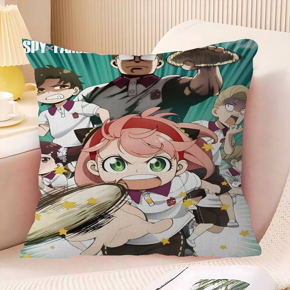 Spy X Family Pillow Anime Pillow Sofa Bed Head Pillow Cover Cushion Cover 45x45 cm Fashion