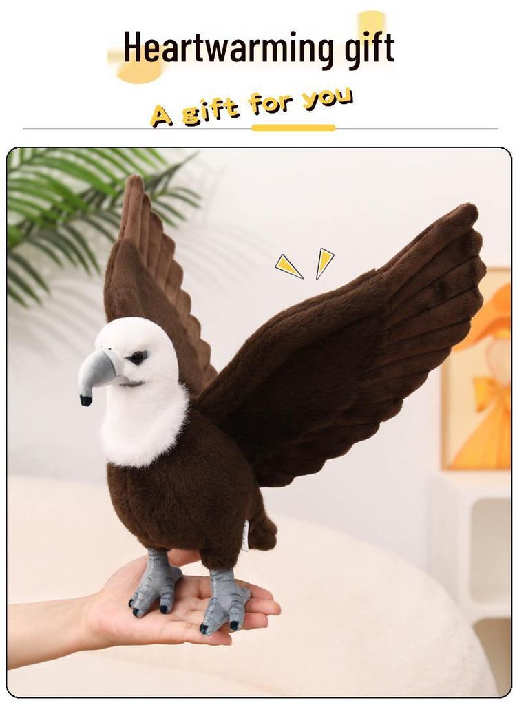 Stofftier Weißkopfseeadler - Kinderspielzeug und Heimdeko-Ornament