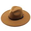 New new autumn and winter wool.cm big eaves jazz top hat men's and women's peach heart top chain top hat felt