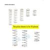 304 Stainless Steel Compression Spring, 0.5mm Wire, OD Options: 3-10mm