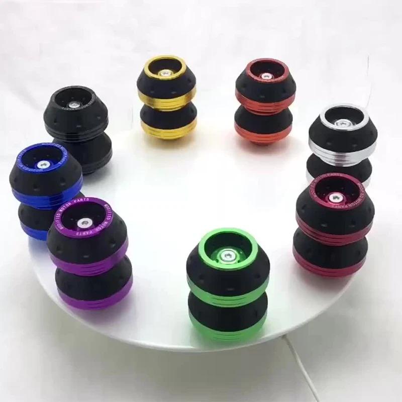 Motorcycle Crash Protector Wheel Protection Pads Colorful Motorbike Tire Frame Slider Motocross