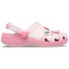 Zanmang Loopy x Crocs Classic clog stylish and comfortable hole shoes unisex pink