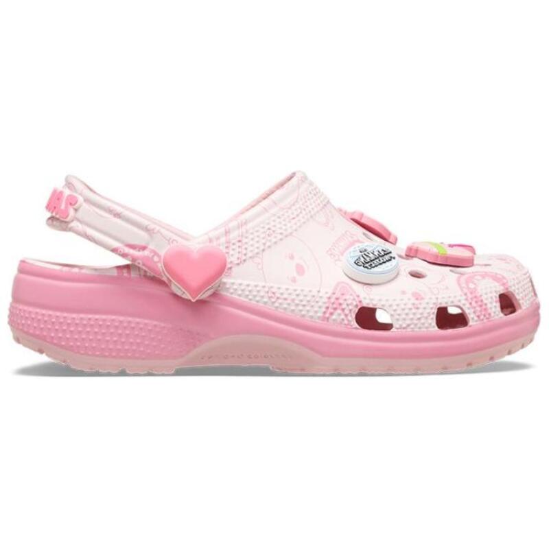 Zanmang Loopy x Crocs Classic clog stylish and comfortable hole shoes unisex pink