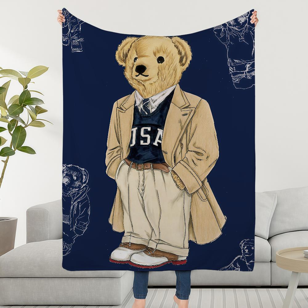 Decke Überwurf Super Gemütlich Plüsch Wohnzimmer Marke Luxus Sofa Bären Couch Kindlich Geburtstagsgeschenke
