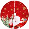 Snowman Christmas Tree Mat Snowflake Christmas Decorations Sweet Tree Base Blanket  Winter