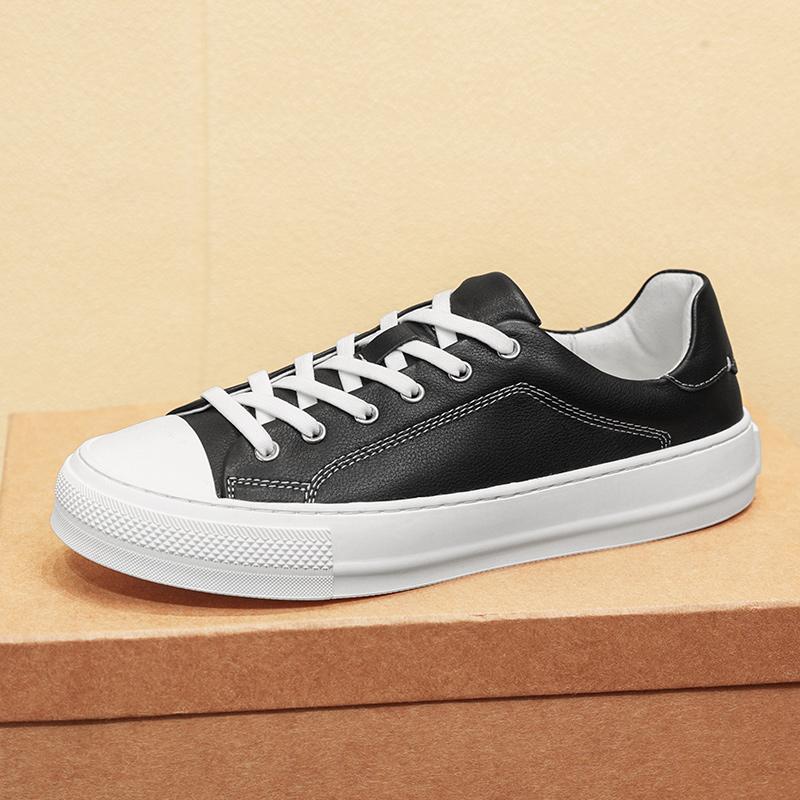 Men's Skate Genuine Leather Sneakers Male Comfy All-match Casual Sports Skateboard Shoes Spring Fashion Breathable Walking Shoes