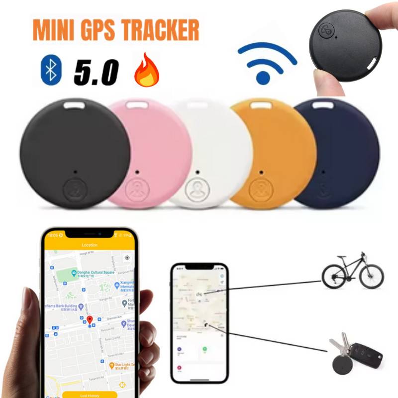 Wireless Mini GPS Tracker Anti-lost Alarm Key Child Wallet Finder Airtags Bluetooth APP GPS Locator Smart Tag For iPhone Android