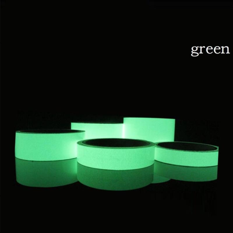 

Bicycle Reflective Light Tape Self-adhesive Paper Detachable Light-emitting Tape Fluorescent Light Green 1.5 cm * 1 m