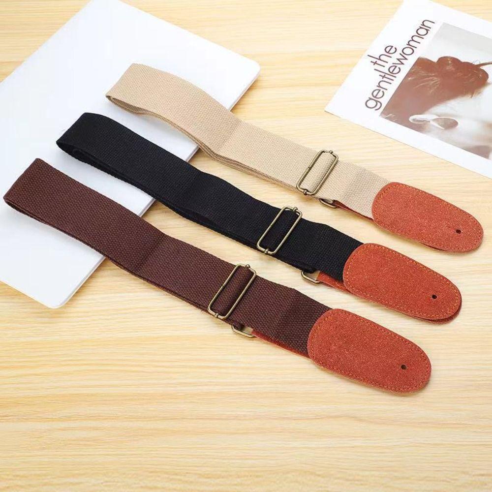 Folk Gitarrengurt Elektrische Gitarrenplektrumhalter Gitarrengurt Bassgurt Gitarrengurtenden Gurt