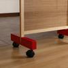 Yousheng 1/3Pcs Room Divider Stand with Wheels Heavy Duty Wood Privacy Screen Panel Support Feet Room Partition Screen Holder