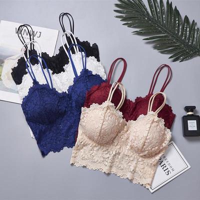 Beautiful Lace Back Cross-Border Camisole: Anti-Exposure, Sexy, Thin-Style Girls' Lingerie