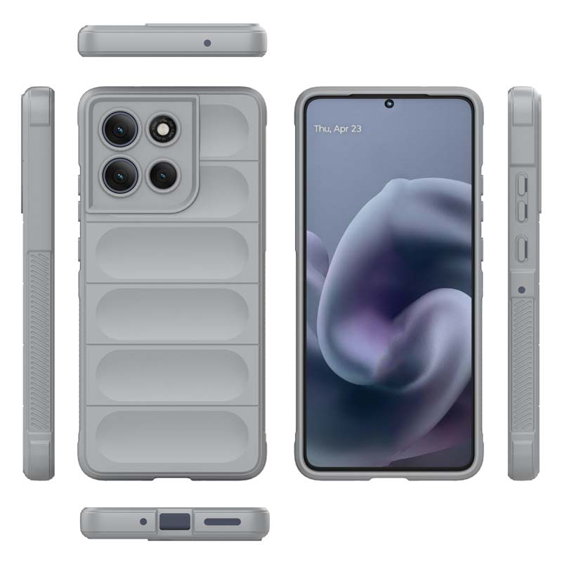 For MOTO G86 Power Case Soft 6D Air Bag Phone Cover for Motorola G56 EDGE 60 Pro STYLUS Fusion G75 G55 Silicone Shockproof Capa