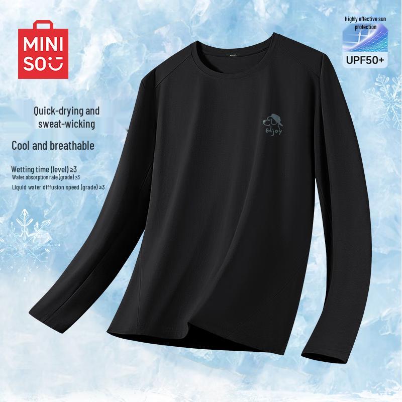 MINISO Men s Quick-Dry Long-Sleeve T-Shirt 3XL