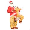 Weihnachten Aufblasbares Kostüm Cartoon Bequem Cosplay Requisiten Leichtes Anzug für Feiertage Bühne