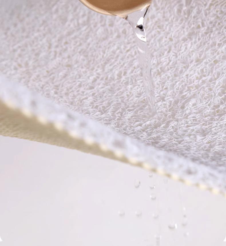 Covoraș de Baie Duș Acoperire Completă Silicon Spiralat Gol Antiderapant Anti-Cădere Drenaj Impermeabil Ușor de Curățat Pentru Casă