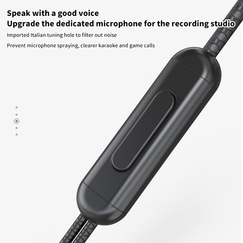 Écouteurs Filaire Macaron 3,5 Mm Intra-Auriculaire Pour Musique Appels Avec Micro Écouteurs Gaming Affaires Simples Multi-Couleurs