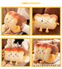 Plush Toast Bread Pillow Kawaii Food Toast Soft Doll Winter Hand Warmer Home Decoration Cushion Kids Toys Birthday Gift
