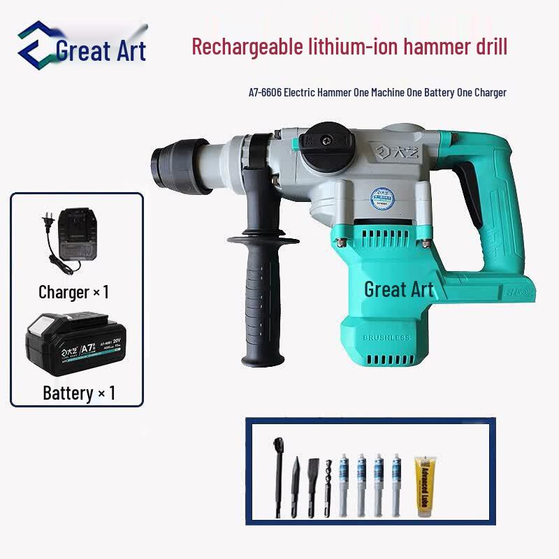 Dayi A7-6606 Brushless Cordless Rotary Hammer CN plug (adapter included)