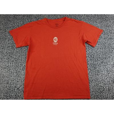 Global Hiatus Osaka Japanese Whiskey T-Shirt Mens Large Orange Good Graphic Tee Unisex T-Shirt